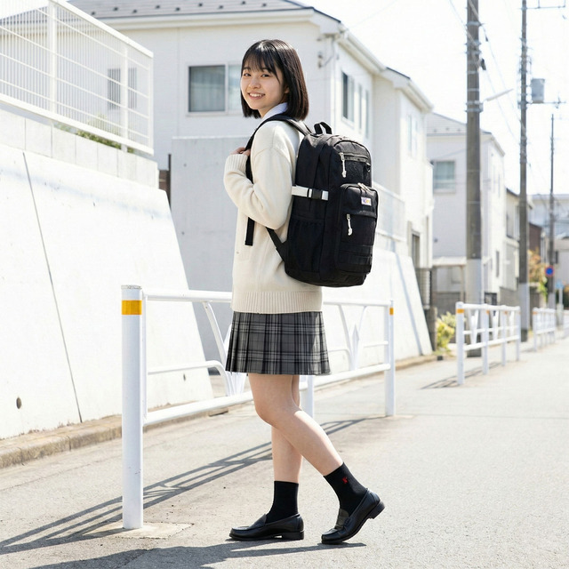 HeM ヘム リュック 通学 30L 大容量 女子 男子 中学生 高校生 モル デイパック リュックサック スクールバッグ 撥水 A4 B4 PC収納 タブレット 軽量 多機能 ポケット 黒 可愛い 推し活 キーホルダー 部活 遠征 旅行 入学祝い_1