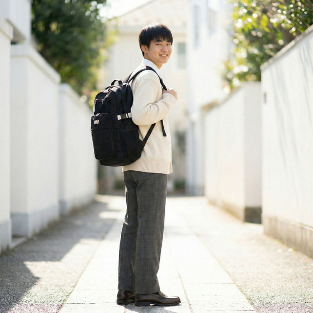 HeM ヘム リュック 通学 30L 大容量 女子 男子 中学生 高校生 モル デイパック リュックサック スクールバッグ 撥水 A4 B4 PC収納 タブレット 軽量 多機能 ポケット 黒 可愛い 推し活 キーホルダー 部活 遠征 旅行 入学祝い_2