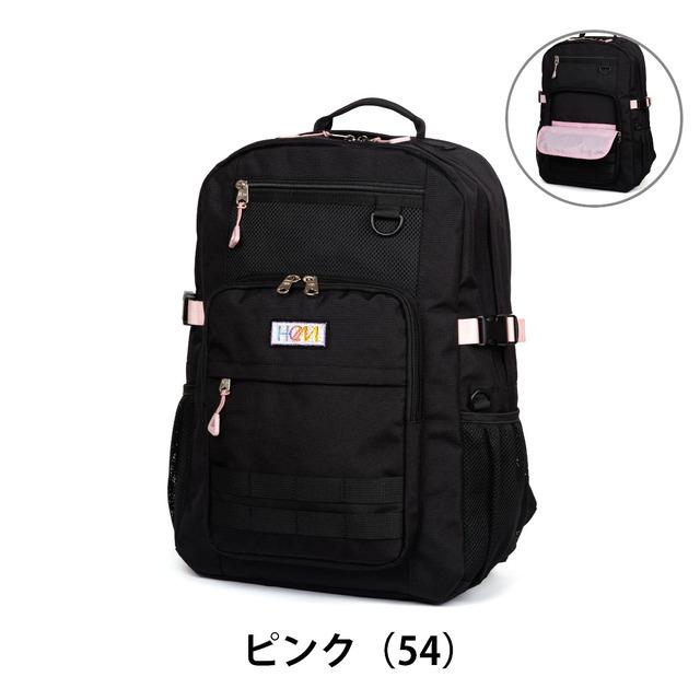 HeM ヘム リュック 通学 30L 大容量 女子 男子 中学生 高校生 モル デイパック リュックサック スクールバッグ 撥水 A4 B4 PC収納 タブレット 軽量 多機能 ポケット 黒 可愛い 推し活 キーホルダー 部活 遠征 旅行 入学祝い_5