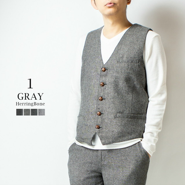 Bigsale クーポン使用可 ベスト メンズ ツイード ウール 秋冬 暖かい 全4色 の通販はau Pay マーケット Geneless