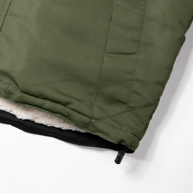 マウンテンパーカー メンズ ボア ベスト 防寒 暖かい ボアベスト ライナー付き マンパー ブルゾン 秋冬  39318の通販は