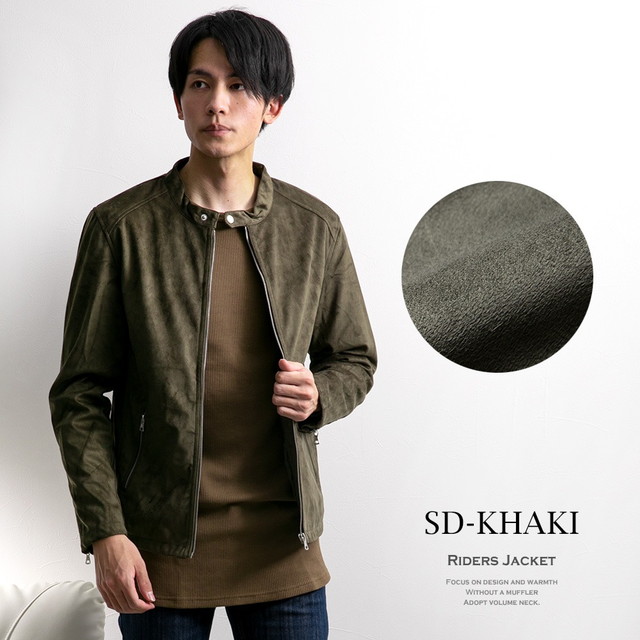 ライダースジャケット メンズ シングルライダース 合成皮革 PU