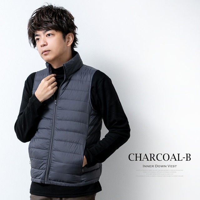 中綿ベスト メンズ 軽量 ダウンベスト 秋 冬 中綿 冬物 立ち襟