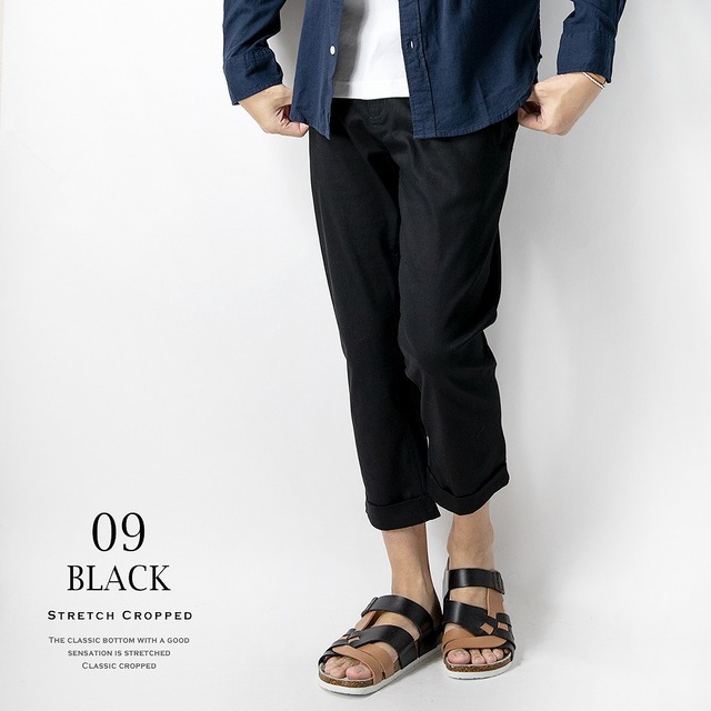 クロップドパンツ メンズ ストレッチ ハーフパンツ チノパン レギュラー レッド 赤 ベージュ ブラック カーキ の通販はau Pay マーケット Geneless