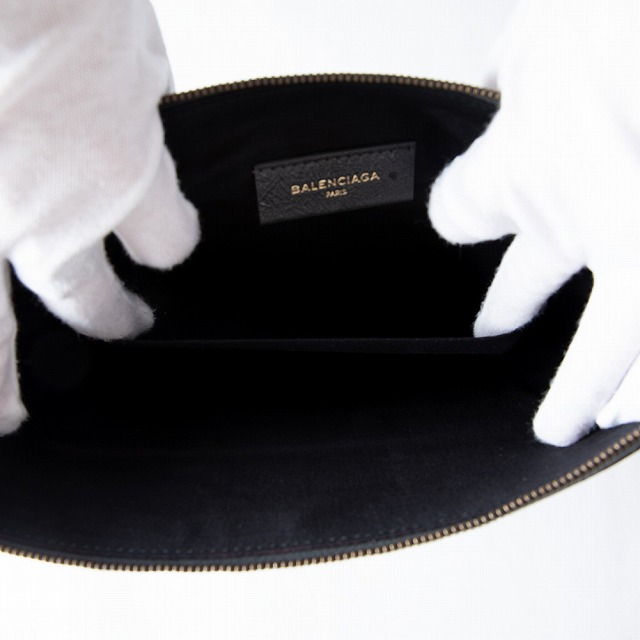 【未当てはめる中古品】 BALENCIAGA バレンシアガ CLASSIC 古典派音楽 クラッチペダル御徒面子 二つ目御徒面子 メンズ レディース ユニ一発やる 7D940T 1110 フォッシルグレー GRAY 362967