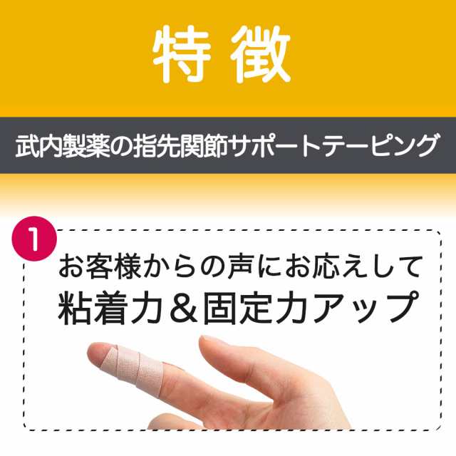 へバーデン結節 指先関節サポートテーピング 3個 12mm 4m 武内製薬 テープ 使い捨て 指サポーター 手 小指 突き指 関節 固定 結節 リウの通販はau Pay マーケット ブラジリアンワックス脱毛用品のビューティーカート