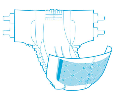 (1ケース) Gテープタイプ S 46103→46104　1ケース (32枚×3袋) 王子ネピア (介護 排泄 紙おむつ テープタイプ) 介護用品