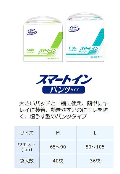 1ケース スマートイン パンツタイプ L 17811 1ケース 36枚×4袋 リブドゥコーポレーション 介護 おむつ 紙パンツ 介護用品