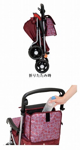 【極美品】テイコブ カウートII SIST04-RE ワインレッド 幸和製作所 シルバーカー おしゃれ テイコブ カウートII SIST04-RE ワイン