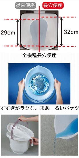 パナソニック エイジフリー 家具調トイレ 座楽 ひじ掛けはねあげ PN