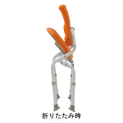 パナソニック シャワーチェア ［ユクリア］ ミドルSP腰当付おりたたみN PN-L42021 介護用品_5