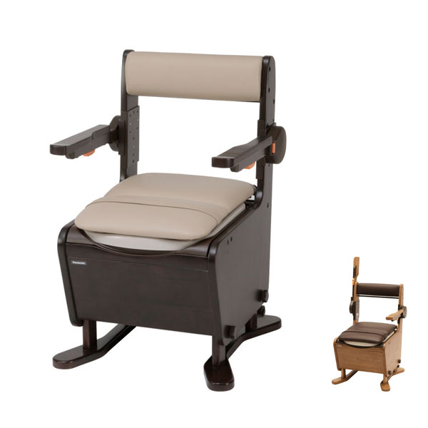 パナソニック エイジフリー 家具調トイレ 座楽 ひじ掛けはねあげ PN-L23417 PN-L23417MB 脱臭ソフト便座の通販は