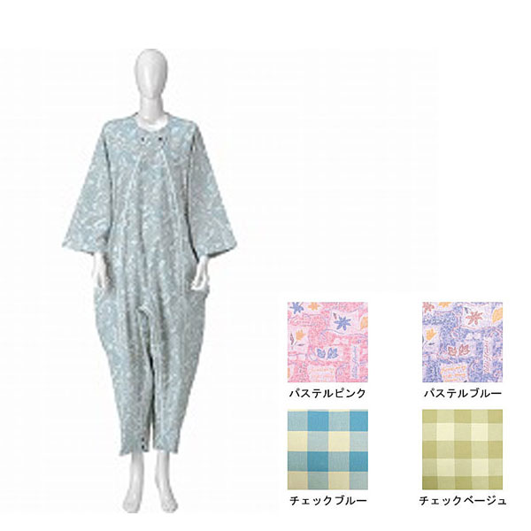 介護用パジャマ秋冬用 フドーねまき２型 厚手 上下続き服 介護用寝巻き つなぎ服 いたずら防止 タッチホック 介護用品の通販はau Pay マーケット 介護用品専門店 まごころショップ