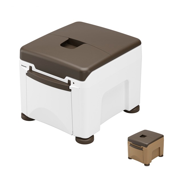 パナソニック 樹脂製ポータブルトイレ ラフィーネキューブ プラスチック便座 PN-L30401 バケツ式 パナソニック エイジフリー 介護用品の通販は