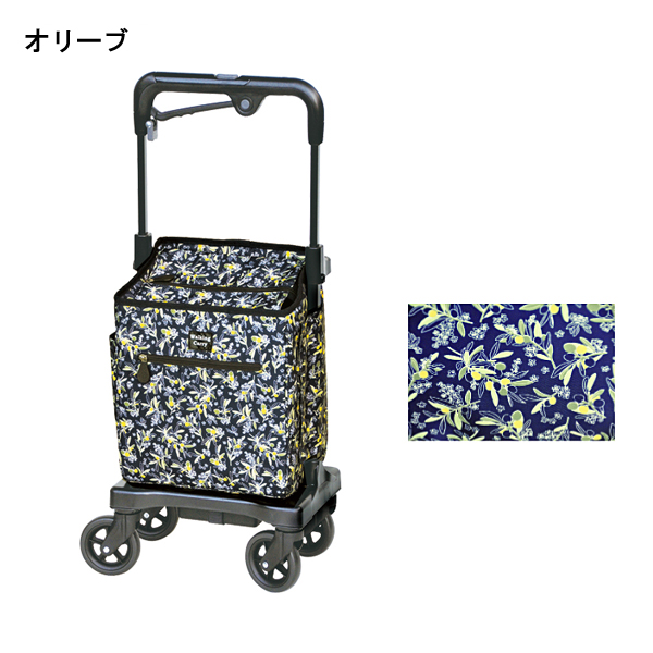 ショッピングカート おしゃれ ウォーキングカート アイカートフリーG　No.839 右手用 須恵廣工業 お出かけ 買い物 介護用品_1