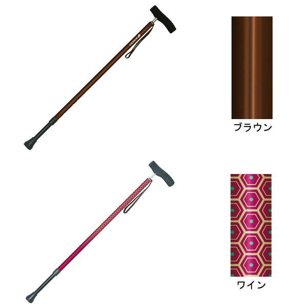 シナノ ステッキ(伸縮) SOFT-GA (1)ワイン シナノ ステッキ(伸縮) SOFT-GA (1)ワイン（| シナノ 伸縮杖 SOFT-GA