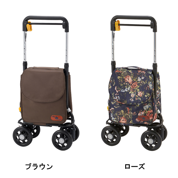 アトレ 保冷バッグ付 CX-07023 デイジー柄 シルバーカー ショッピング