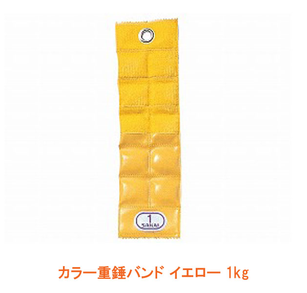 カラー重錘バンド イエロー 1kg SPR-592D 酒井医療 介護用品