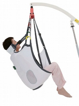 モリトー) スリングシート 入浴用 パオメッシュブルー フルサイズ