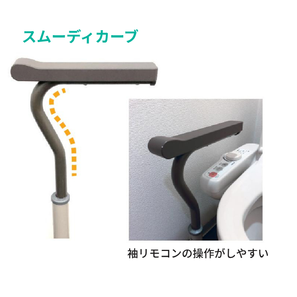 パナソニック トイレ用両手すり スムーディ 立ち上がり補助 転倒防止 補助手すり パナソニック トイレ用両手すり スムーディ 立ち上がり補助 転倒