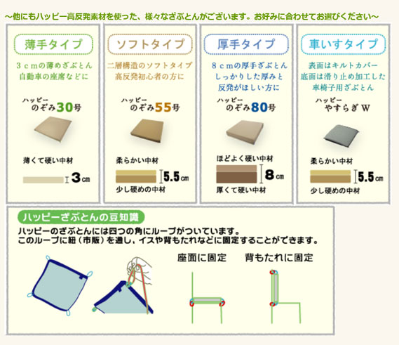 代引き不可 ハッピーのぞみ50号 9204 40×40×5cm ハッピーおがわ 介護用品_3