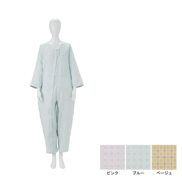 竹虎 介護用パジャマ フドーねまき6型 スリーシーズン用 春夏秋用 介護用つなぎ服 上下続き服 寝巻 いたずら防止ホック付 介護用品の通販はau Pay マーケット 介護用品専門店 まごころショップ
