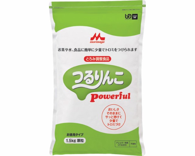 介護食品 介護食 とろみ調整 トロミ剤 嚥下補助 森永乳業クリニコ つるりんこ パワフル 0644484 1.5kg 食事補助 介護用品