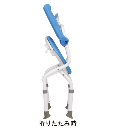 テイコブ ワンタッチ折りたたみシャワーチェア BSU11 ミドル 幸和製作所 入浴用品 お風呂用いす 入浴用椅子 介護用品