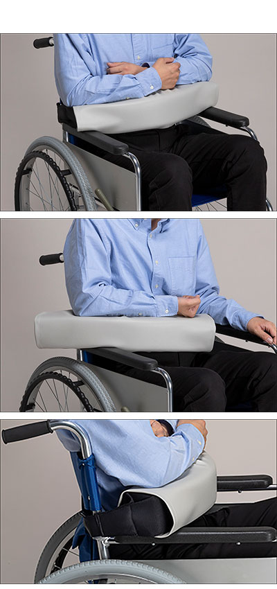 車いす腕らくベルト 4018 グレー 特殊衣料 車いすアクセサリ ベルト 介護用品_2