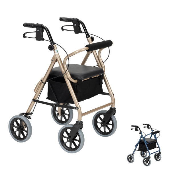 シルバーカー 歩行車 歩行補助 ハッピーIII　117090　117091 竹虎 ヒューマンケア事業部 折りたたみ 座れる 買い物 散歩 介護 介護用品 手押し車 スタンダード 高齢者 安定 自立 誕生日 母の日 父の日 敬老の日 ギフト プレゼントの通販は 31,356円