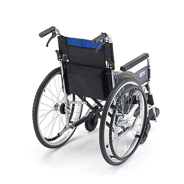 代引き不可 ミキ アルミ製自走式車いすBAL-R1 ノーパンクタイヤ