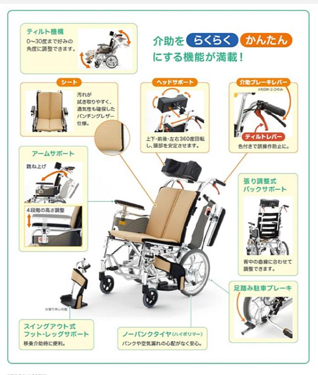 看護・介護用品 タヒラ 車椅子 NSW-1
