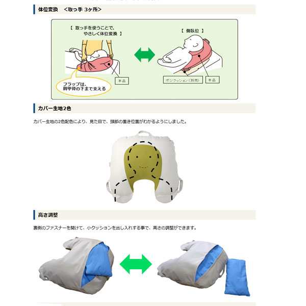 ハバック 上向き寝枕 HB-UE 丸井商事 (枕 介護 クッション 姿勢 クッション) 介護用品｜au PAY マーケット