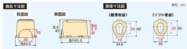 アロン化成 安寿 サニタリエース SD据置式 ソフト便座 補高5cm 871-135 和式トイレを洋式に 介護用品_2