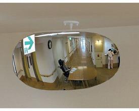 代引き不可 スーパーオーバル SF55 55×27.5cm コミー ミラー 室内専用 介護 見守り 介護用品の通販は