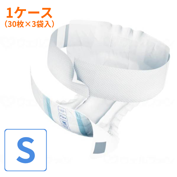 (1ケース) 大人用オムツ TENA フレックス プラス S　730437　1ケース（30枚×3袋入） ユニ・チャーム メンリッケ (紙おむつ テープ止め の通販は