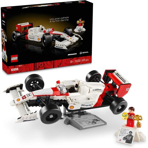 レゴ(LEGO) マクラーレン MP4/4 ＆アイルトン・セナ 10330 | ブロック 玩具 おすすめ