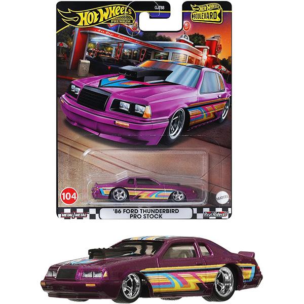 ホットウィール(Hot Wheels) ブールバード 86 フォード サンダーバードプロストック | おもちゃ 男の子 ミニカー 3歳