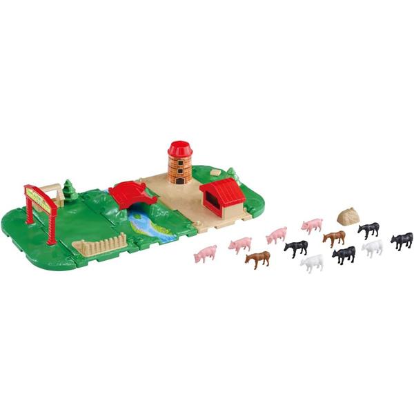 トミカ トミカワールド トミカ&タウン にぎやか牧場セット | おもちゃ 