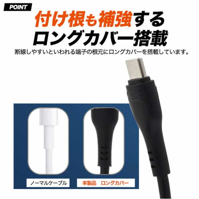 USB Type-Cケーブル 2ｍ USB タイプC 200cm