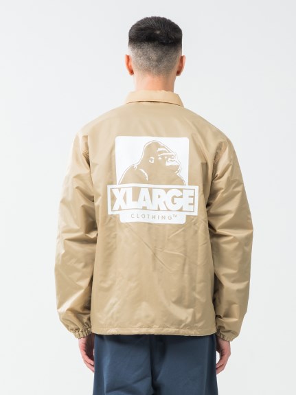 エクストララージ Xlarge ジャケット アウター メンズ Og Printed Coaches Jacket ブラック ベージュ M L Xl の通販はau Pay マーケット Spoon
