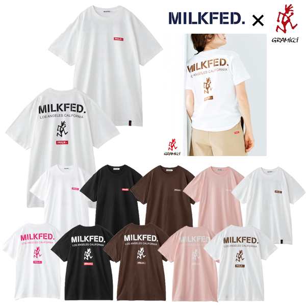 ネコポス対応 送料無料 ミルクフェド 半袖tシャツ レディース カットソー コラボ カジュアル Milkfed Xgramicci S S Tee の通販はau Pay マーケット Spoon