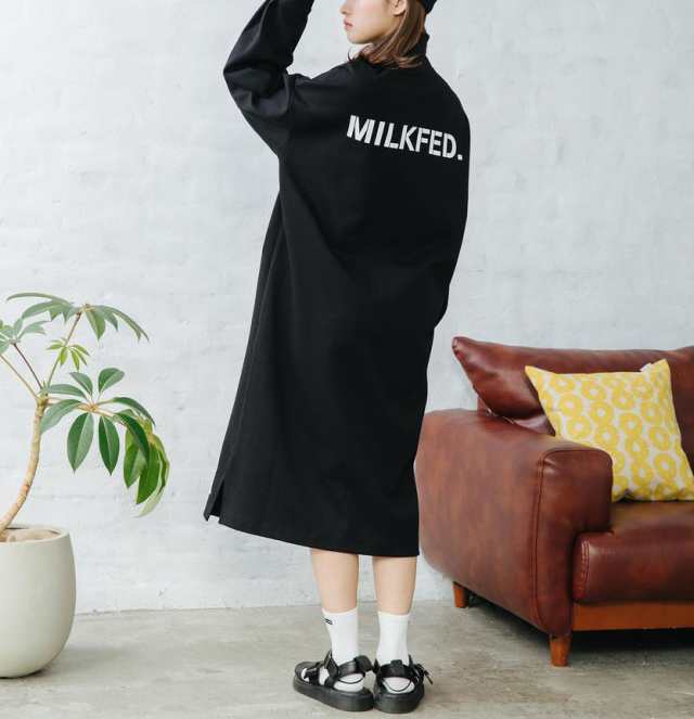 送料無料 ミルクフェド Milkfed ワンピース レディース プルオーバー Half Zip Dress ブラック アッシュ の通販はau Pay マーケット Spoon