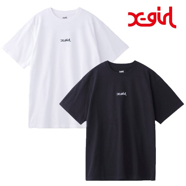 ネコポス対応 送料無料 エックスガール X Girl ｔシャツ レディース カットソー 半袖tシャツ Embroidered Mills Logo S S Tee の通販はau Pay マーケット Spoon