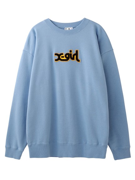 エックスガール X Girl スウェット トレーナー クルーネック レディース Patched Mills Logo Crew Sweat Top ブラック ベージュ M L 1052の通販はau Pay マーケット Spoon