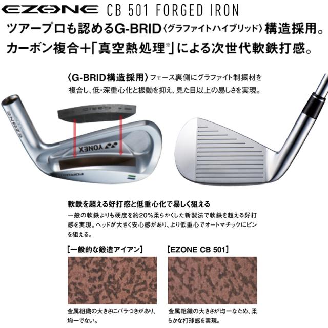 YONEX CB501 フォージドアイアン（6-9,P） Amazon.co.jp: ヨネックス (YONEX) イーゾーン CB501 フォージド