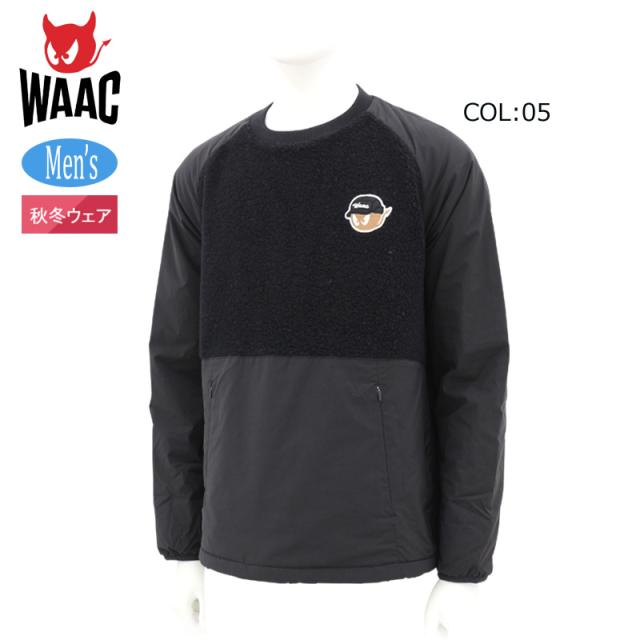 ワック WAAC 072344022 メンズ プルオーバー ゴルフウェア スポーツウェア 秋冬