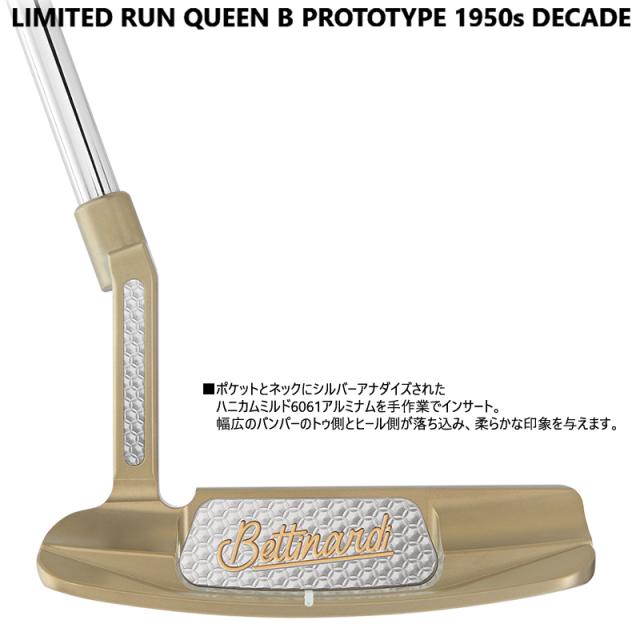 ベティナルディ(BETTINARDI) 2024年 世界限定300本 QUEEN B PROTO 1950'S DECADE LIMITED RUN 303SS PUTTER 右用 RJB024624 QB USモデル_3
