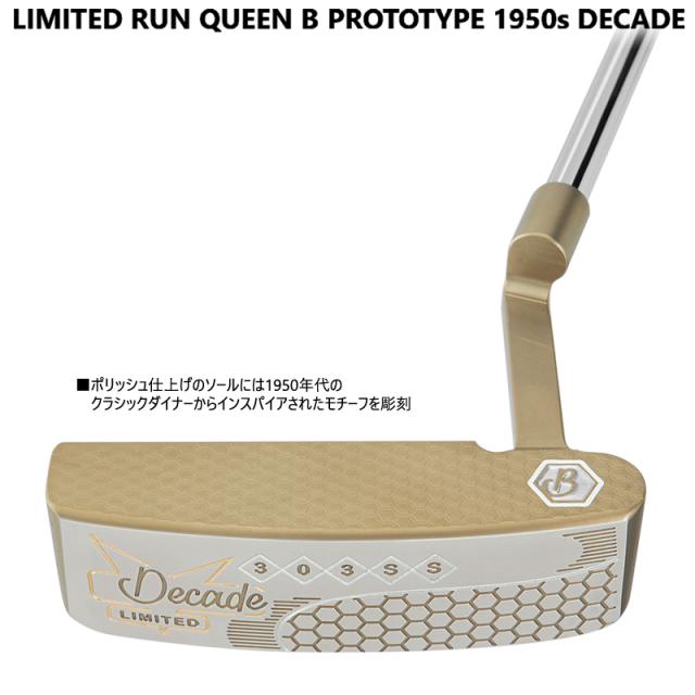 ベティナルディ(BETTINARDI) 2024年 世界限定300本 QUEEN B PROTO 1950'S DECADE LIMITED RUN 303SS PUTTER 右用 RJB024624 QB USモデル_4