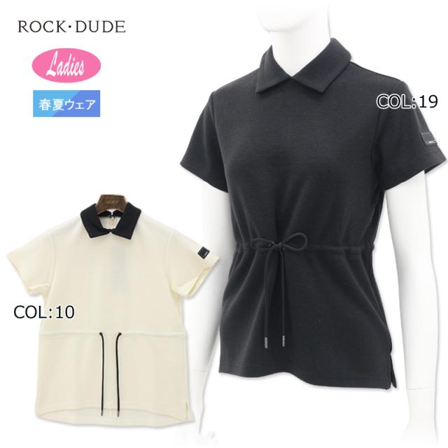 ロックデュード ROCKDUDE 12-179300 レディース 半袖プルオーバー  ゴルフウェア スポーツウェア 春夏秋